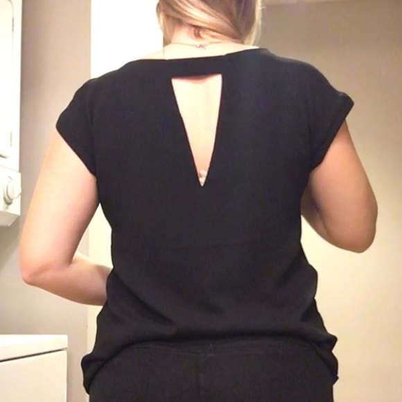 REVERSIBLE blue/black top size M - Picture 6 of 8